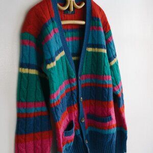 Vibrant Multicolor Women's Cardigan